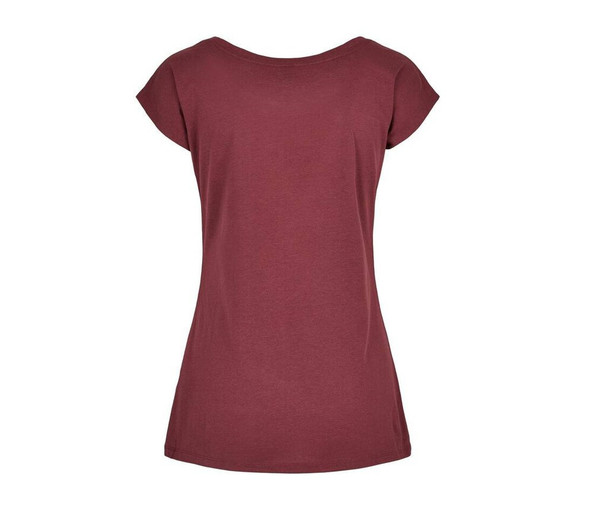 BUILD YOUR BRAND BYB013 - LADIES WIDE NECK TEE