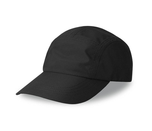 ATLANTIS HEADWEAR AT243 - Casquette imperméable 5 pans en polyester recyclé