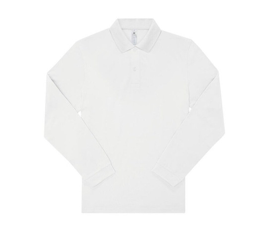 B&C BCU427 - Men's long sleeve poloshirt 210