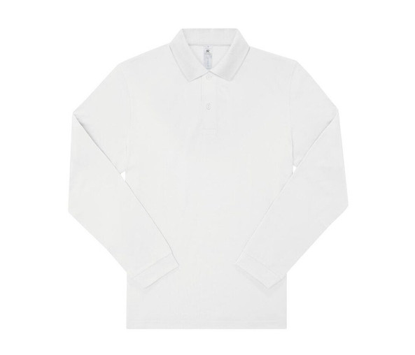 B&C BCU427 - Men's long sleeve poloshirt 210