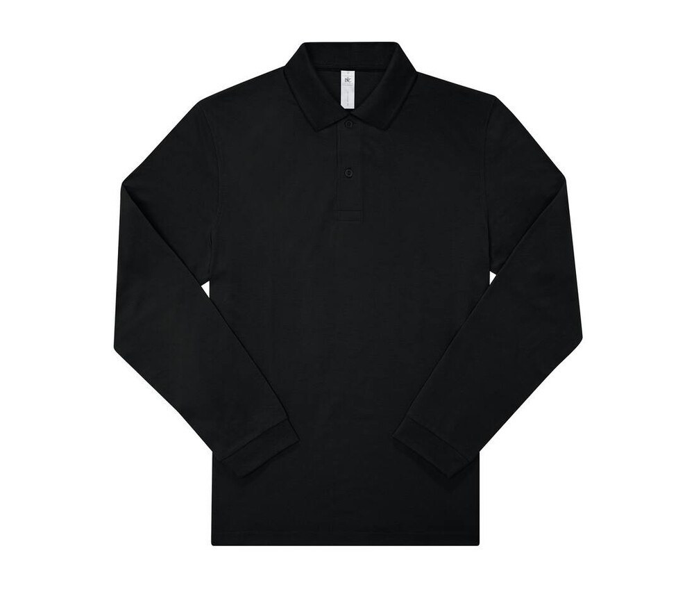 B&C BCU427 - Poloshirt a maniche lunghe da uomo 210