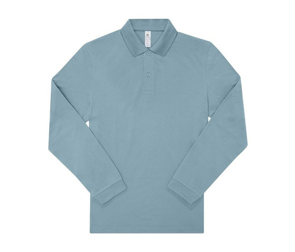 B&C BCU427 - Men's long sleeve poloshirt 210