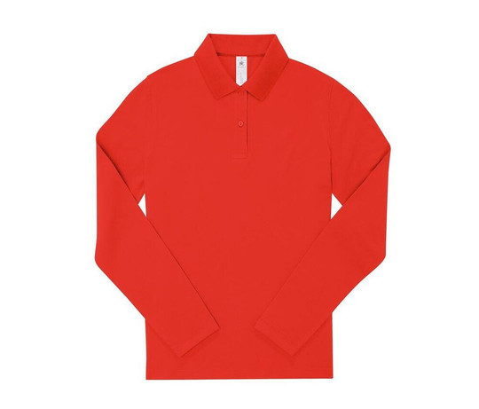 B&C BCW462 - Langärmeliges Poloshirt für Damen