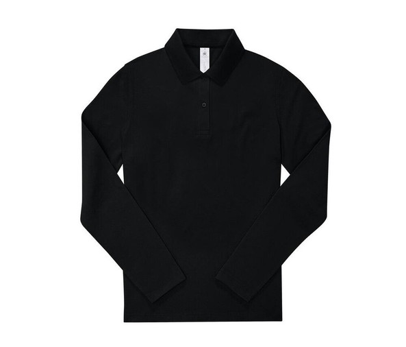 B&C BCW464 - Ladies' long sleeve 210 poloshirt