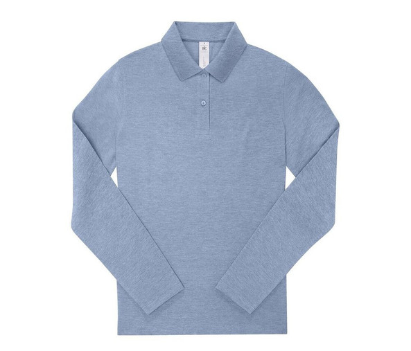 B&C BCW464 - Ladies' long sleeve 210 poloshirt