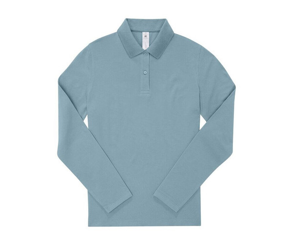 B&C BCW464 - Ladies' long sleeve 210 poloshirt