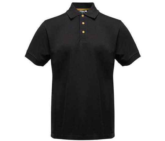 BLACK&MATCH BM100 - Polo avec boutons contrastés