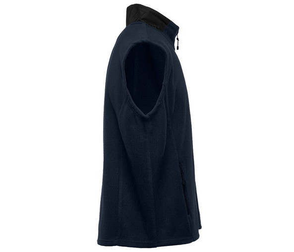 BLACK&MATCH BM500 - Contrasted polar fleece bodywarmer