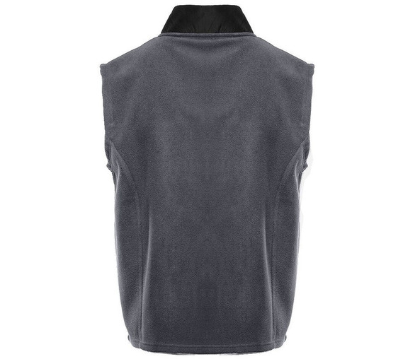BLACK&MATCH BM500 - Contrasted polar fleece bodywarmer