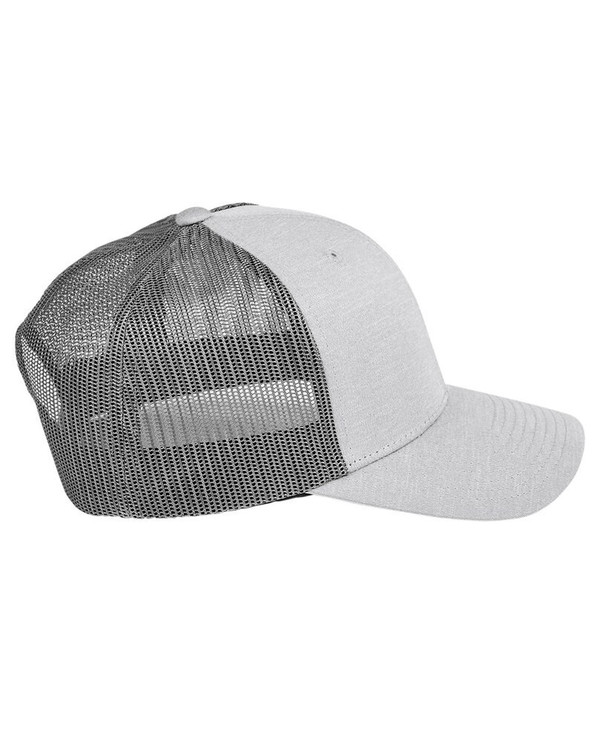 Team 365 TT802 - by Yupoong® Adult Zone Sonic Heather Trucker Cap