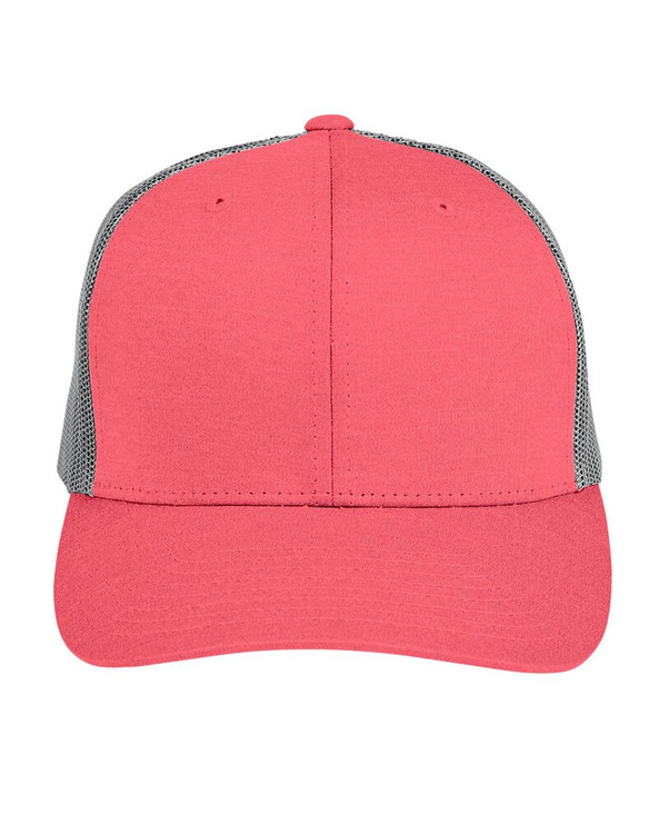Team 365 TT802 - by Yupoong® Adult Zone Sonic Heather Trucker Cap