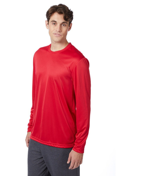 Hanes 482L - Adult Cool DRI® with FreshIQ Long-Sleeve Performance T-Shirt