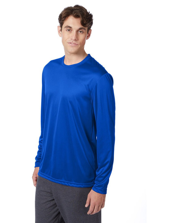 Hanes 482L - Adult Cool DRI® with FreshIQ Long-Sleeve Performance T-Shirt