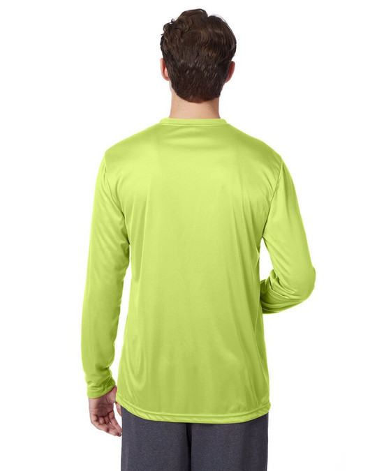 Hanes 482L - Camiseta de manga larga de alto rendimiento Cool DRI® con FreshIQ para adulto