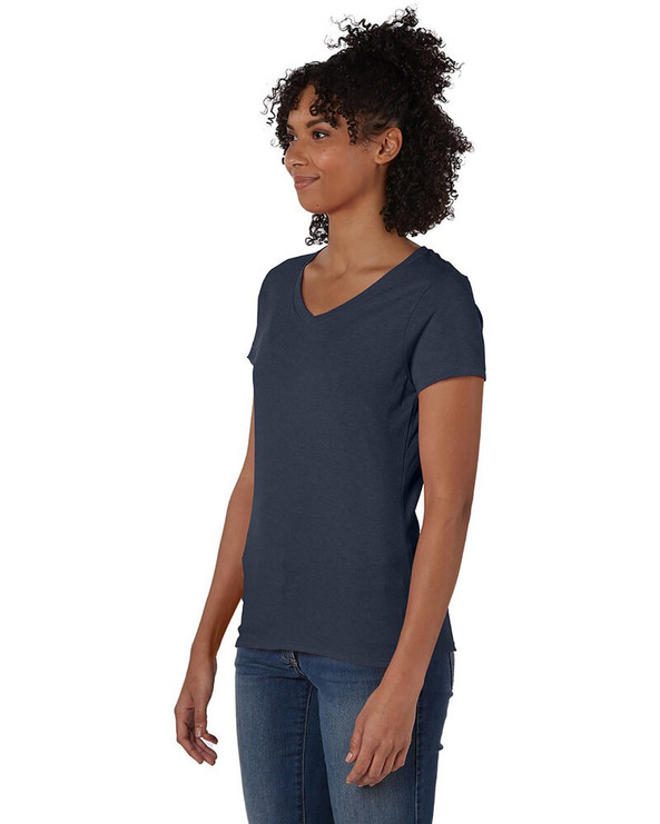 Hanes 42VT - Ladies Perfect-T Triblend V-Neck T-shirt