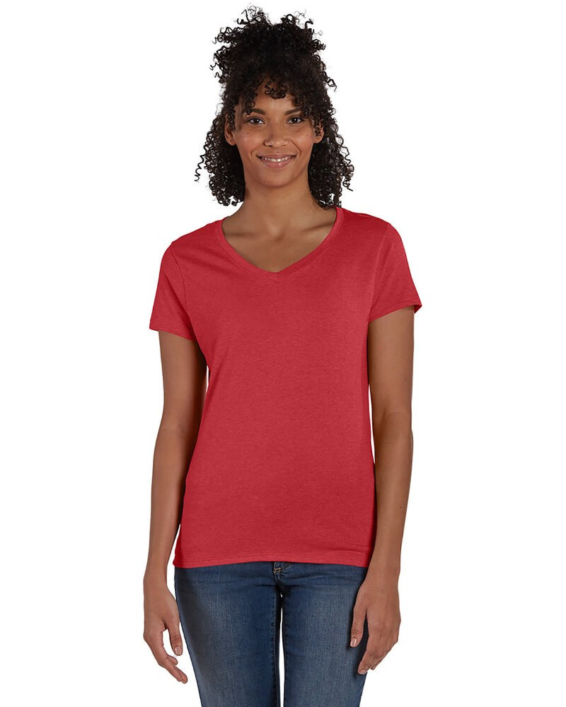 Hanes 42VT - Ladies Perfect-T Triblend V-Neck T-shirt