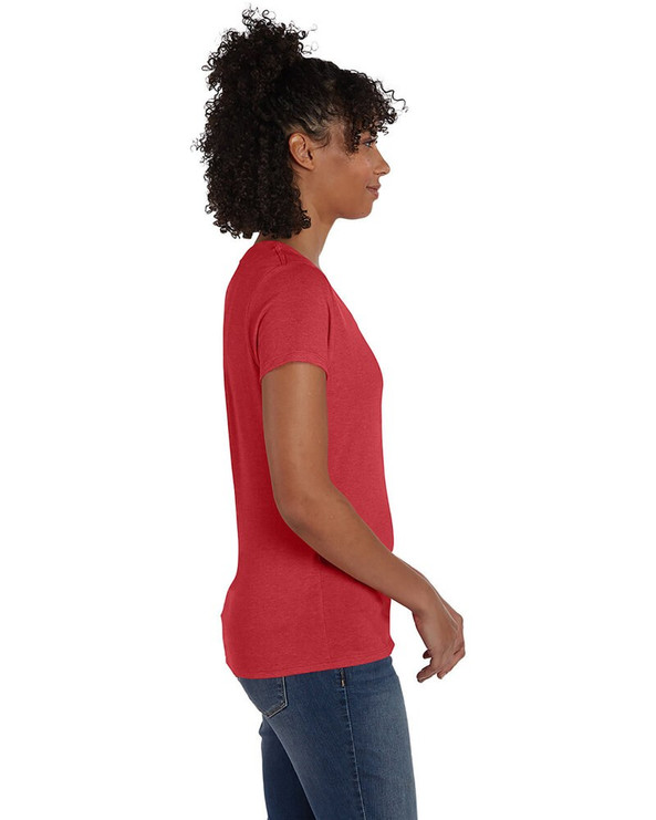 Hanes 42VT - Ladies Perfect-T Triblend V-Neck T-shirt