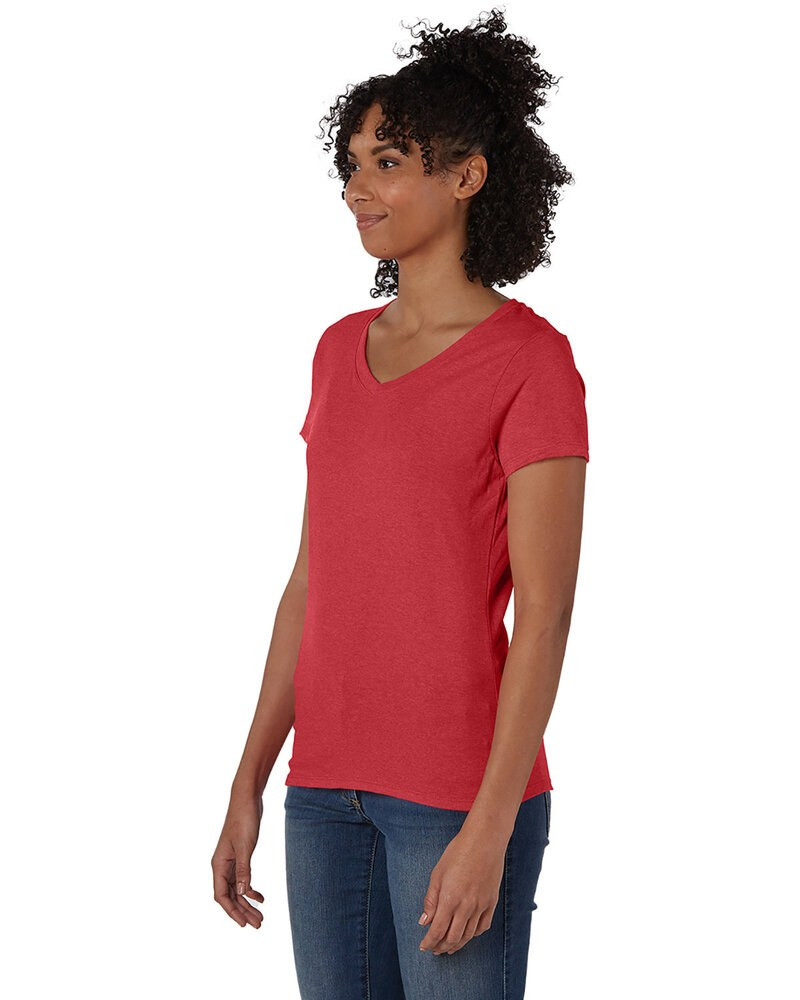 Hanes 42VT - Ladies Perfect-T Triblend V-Neck T-shirt