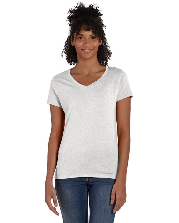 Hanes 42VT - Ladies Perfect-T Triblend V-Neck T-shirt