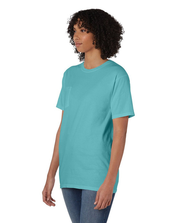 ComfortWash by Hanes GDH150 - Camiseta unisex teñida en prenda con bolsillo