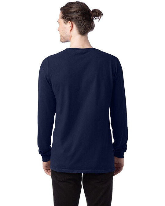 ComfortWash by Hanes GDH200 - Camiseta unisex de manga larga teñida en prenda