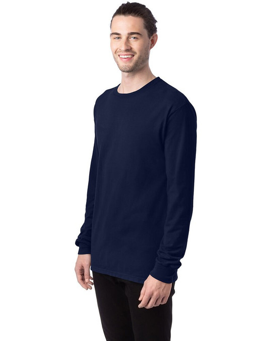 ComfortWash by Hanes GDH200 - Camiseta unisex de manga larga teñida en prenda
