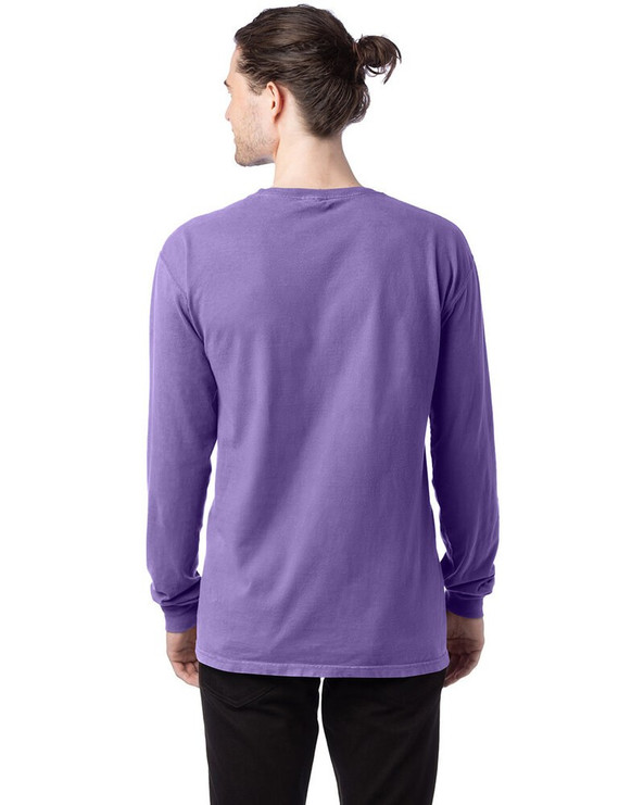 ComfortWash by Hanes GDH200 - Camiseta unisex de manga larga teñida en prenda