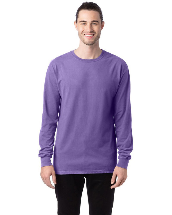 ComfortWash by Hanes GDH200 - Camiseta unisex de manga larga teñida en prenda