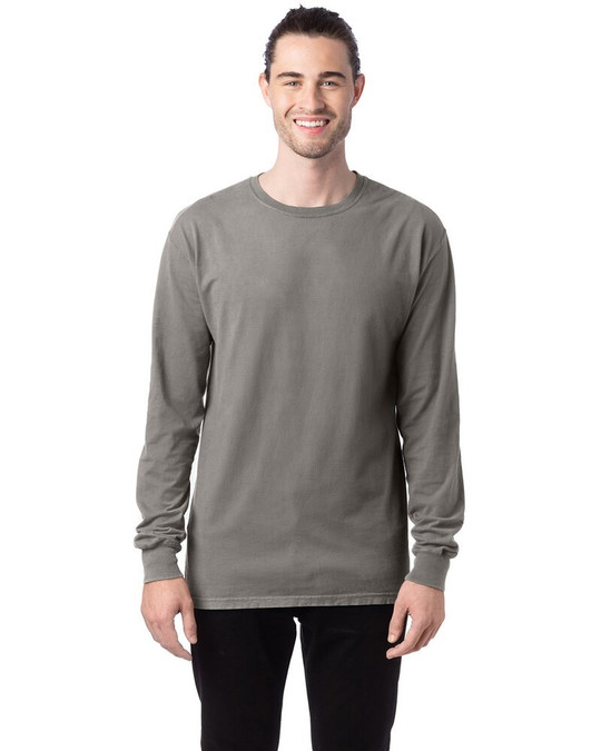 ComfortWash by Hanes GDH200 - Camiseta unisex de manga larga teñida en prenda