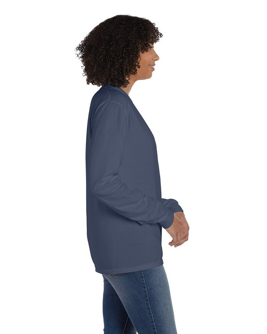 ComfortWash by Hanes GDH250 - Unisex Garment-Dyed Long-Sleeve T-Shirt with Pocket