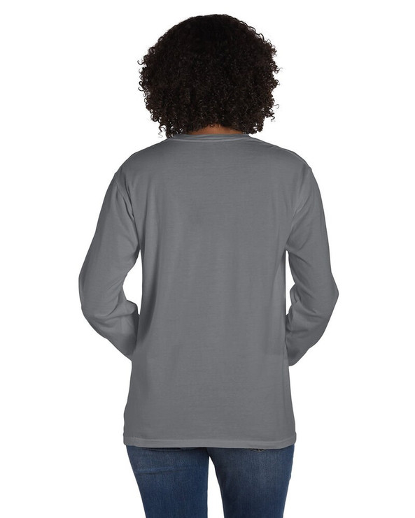 ComfortWash by Hanes GDH250 - Unisex Garment-Dyed Long-Sleeve T-Shirt with Pocket