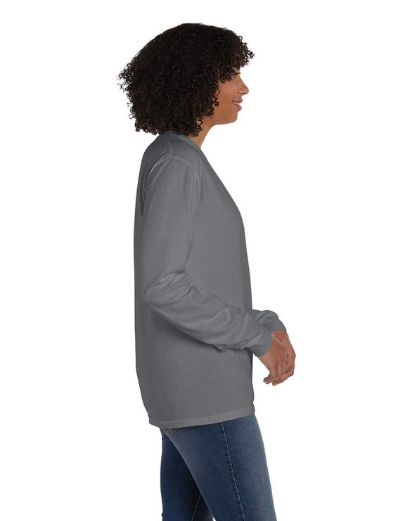 ComfortWash by Hanes GDH250 - Unisex Garment-Dyed Long-Sleeve T-Shirt with Pocket