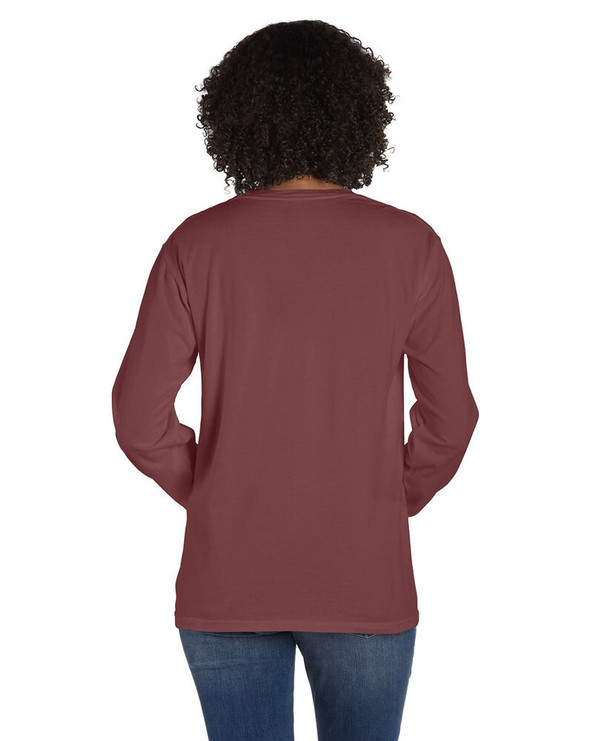 ComfortWash by Hanes GDH250 - Unisex Garment-Dyed Long-Sleeve T-Shirt with Pocket