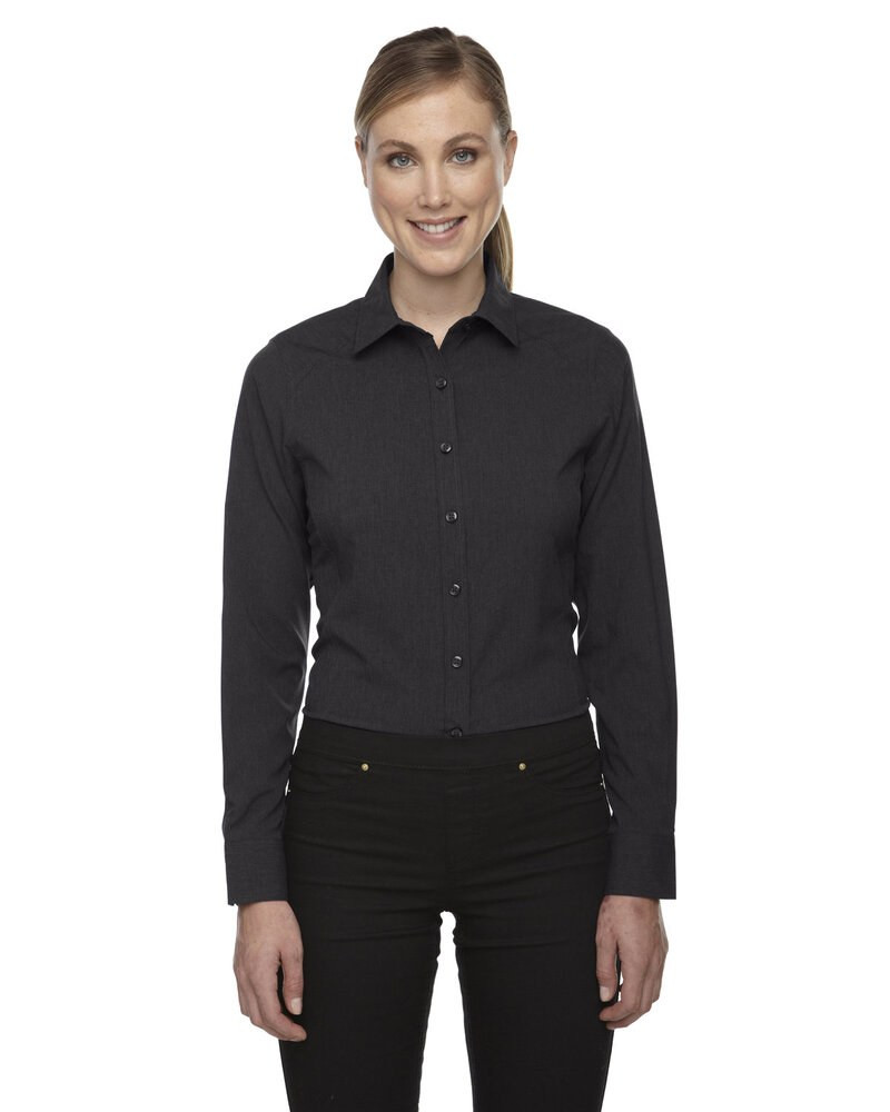 North End 78802 - Camisa Mélange Performance para mujer