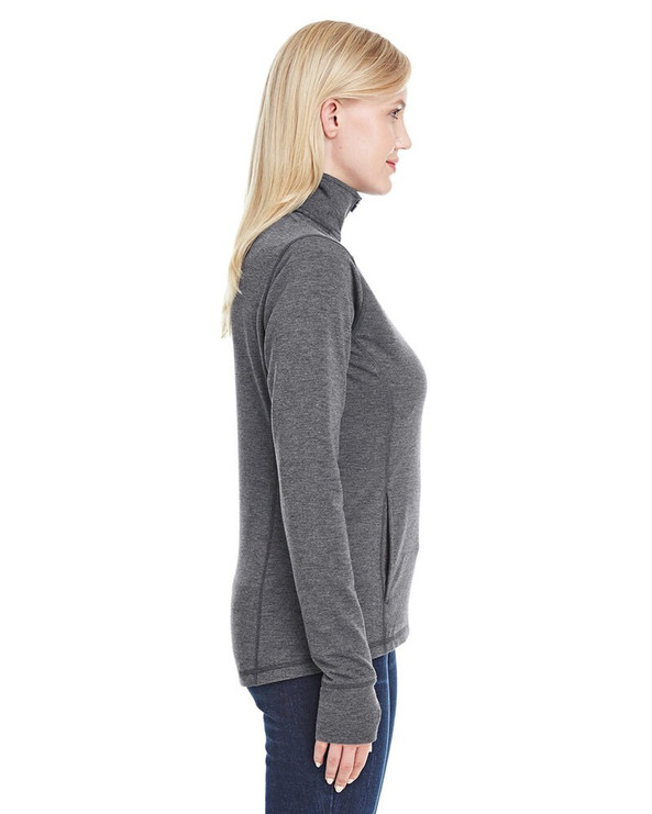J. America JA8433 - Ladies Omega Stretch Quarter-Zip