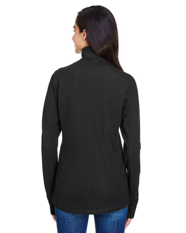 J. America JA8433 - Ladies Omega Stretch Quarter-Zip