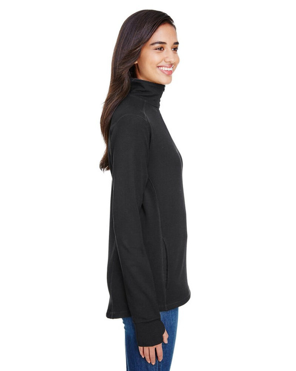 J. America JA8433 - Ladies Omega Stretch Quarter-Zip