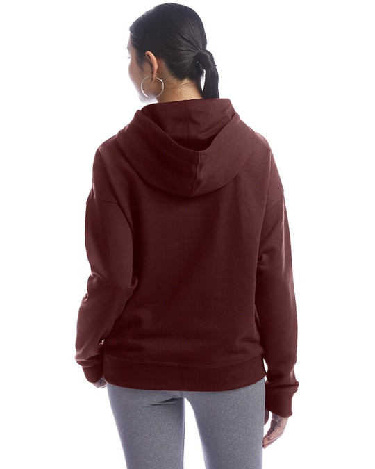 Champion S760 - Ladies PowerBlend Relaxed Hooded Sweatshirt