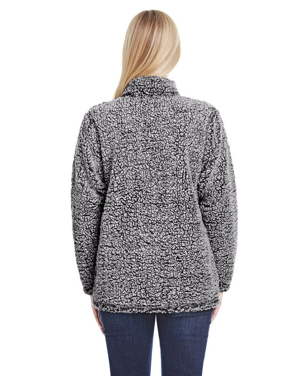 J. America JA8451 - Ladies Epic Sherpa Quarter-Zip