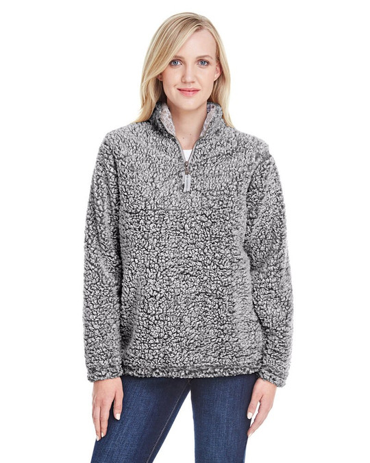 J. America JA8451 - Ladies Epic Sherpa Quarter-Zip