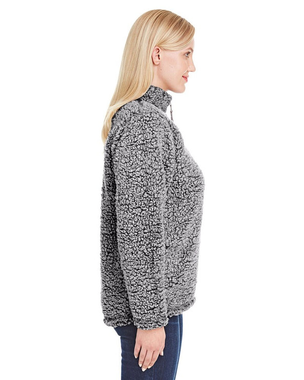 J. America JA8451 - Ladies Epic Sherpa Quarter-Zip