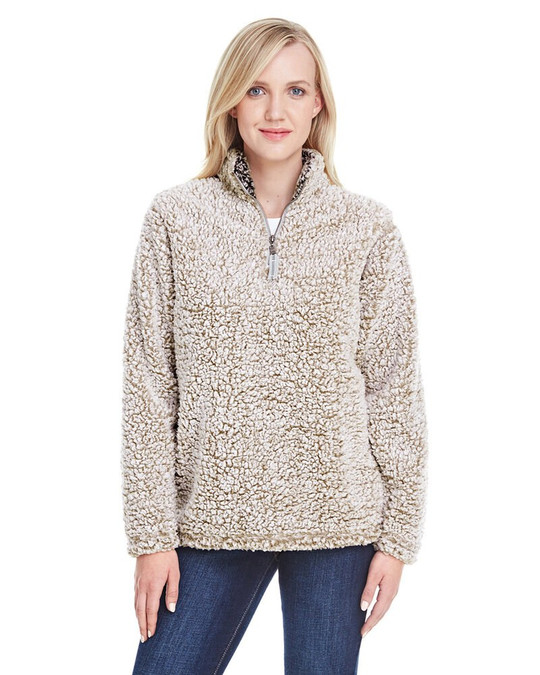 J. America JA8451 - Sudadera con cremallera Epic Sherpa de mujer