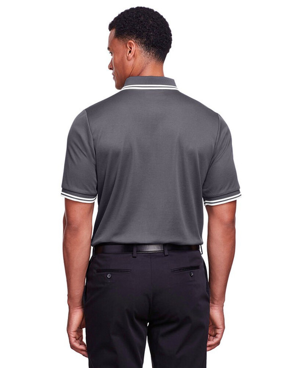 Devon & Jones DG20C - CrownLux Performance® Men's Plaited Tipped Polo