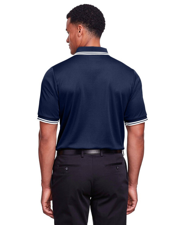 Devon & Jones DG20C - CrownLux Performance® Men's Plaited Tipped Polo