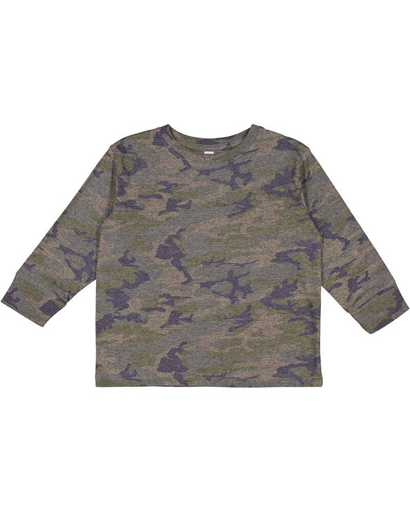 Rabbit Skins RS3302 - Camiseta de manga larga de punto fino para niño pequeño