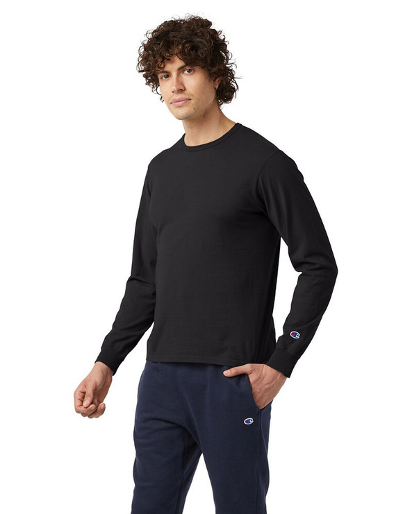 Champion CD200 - Unisex Long-Sleeve Garment Dyed T-Shirt
