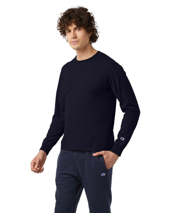 Champion CD200 - Unisex Long-Sleeve Garment Dyed T-Shirt