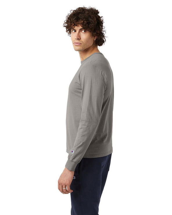 Champion CD200 - Unisex Long-Sleeve Garment Dyed T-Shirt