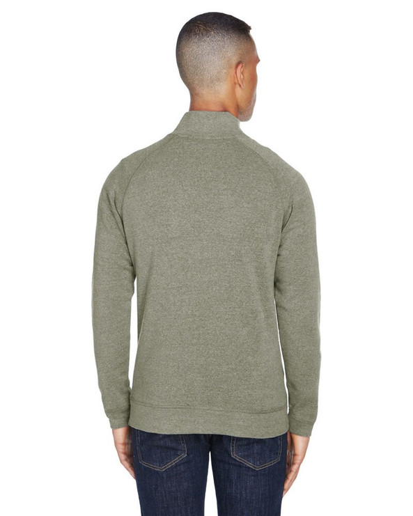 J. America JA8869 - Adult Triblend Fleece Quarter-Zip