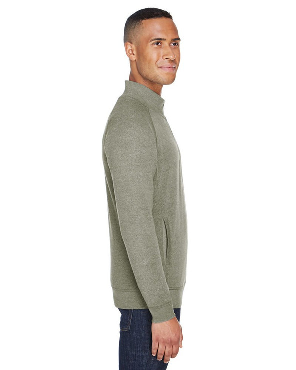 J. America JA8869 - Adult Triblend Fleece Quarter-Zip